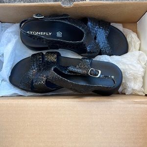 Stonefly  Zodiac II Sandal Black NIB